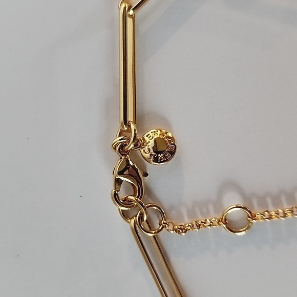 J.Crew Gold-Plated Paper-Clip Collar Necklace - Picture 2 of 5